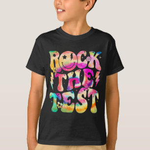 Der Testtag Retro Hippie Motivierend Tee