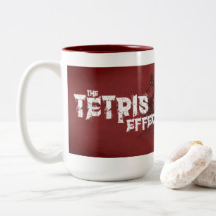 Der Tetris Effekt - große ExtraTasse Zweifarbige Tasse