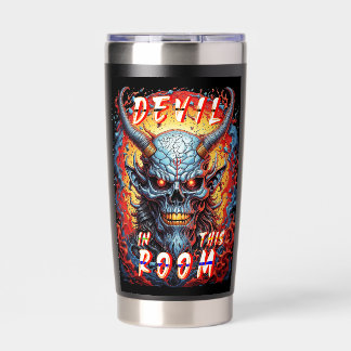 Der Teufel in diesem Raum Thermobecher