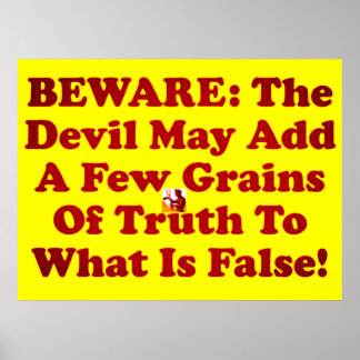 Der Teufel ist ein Lügner! Poster