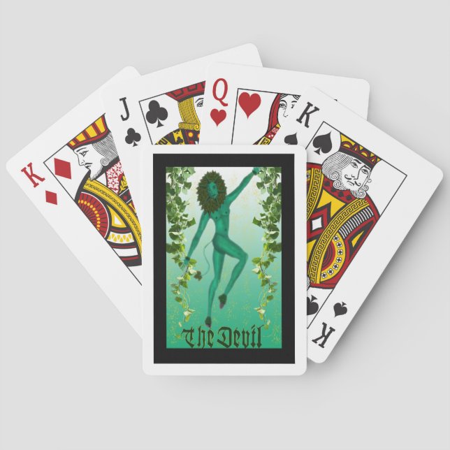 Der Teufel - Karten spielen Spielkarten (Rückseite)