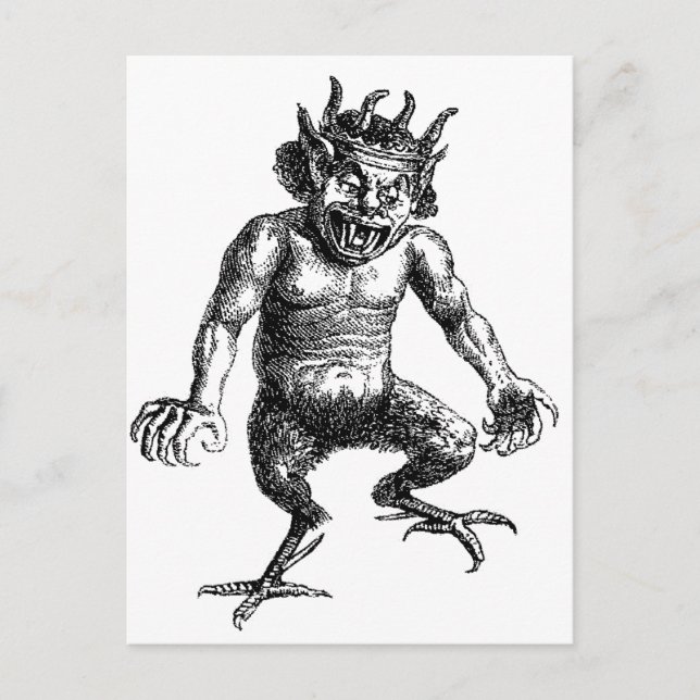 Der Teufel Postkarte (Vorderseite)