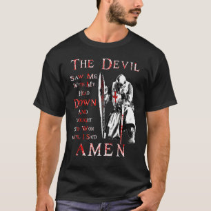 Der Teufel sah mich mit meinem Kopf hinunter Ritte T-Shirt