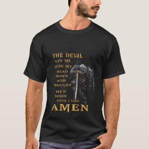 Der Teufel sah mich mit meinem Kopf hinunter und d T-Shirt