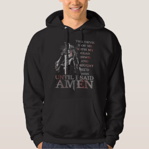 Der Teufel sah mir meinen Kopf nieder, als er glau Hoodie