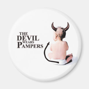 Der Teufel trägt Pampers Magnet