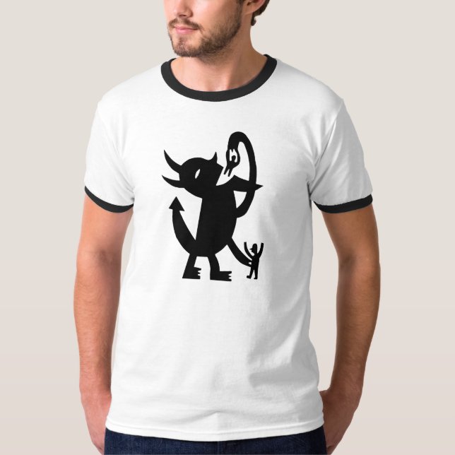 Der Teufel und zwei Freunde T-Shirt (Vorderseite)