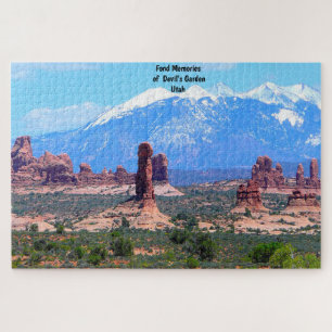 Der Teufelsgarten Utah. Jigsaw Puzzle