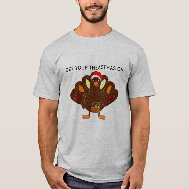 Der Theastmas der Männer T - Shirt, grau T-Shirt (Vorderseite)