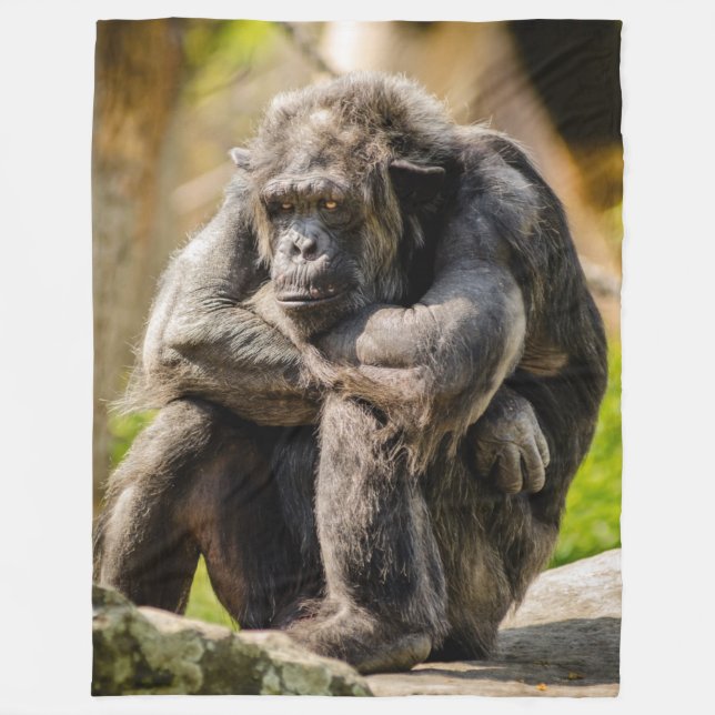 DER THINKER FLEECEDECKE (Vorderseite)