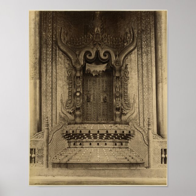 Der Thron der Löwen oder der Thron Poster (Vorne)