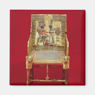 Der Thron, vom Grab von Tutankhamun Magnet