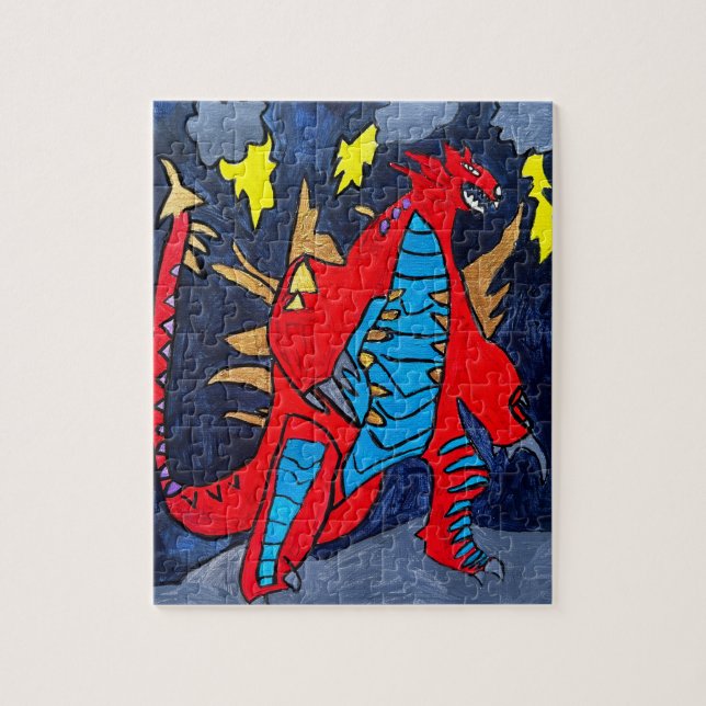 "Der Thunder-Monster"-Puzzle (Vertikal)