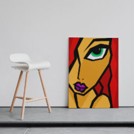 Der tiefe Blick - abstrakte Kunst Poster