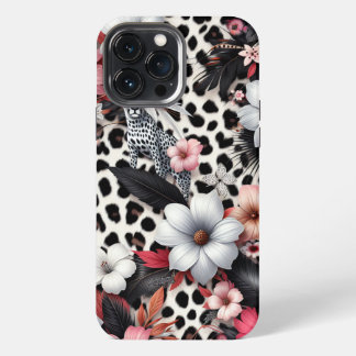 Der Tiger im Blumenwald iPhone 13 Pro Max Hülle
