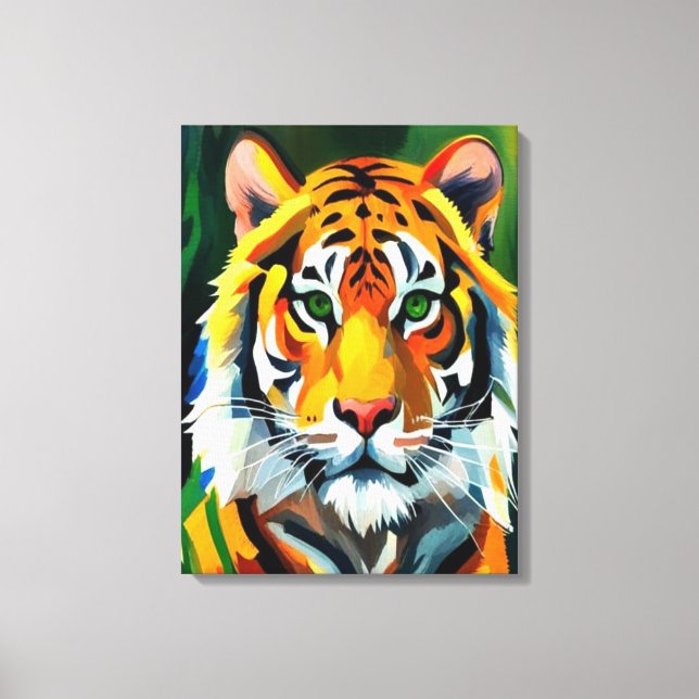 Der Tiger Leinwanddruck (Vorderseite)