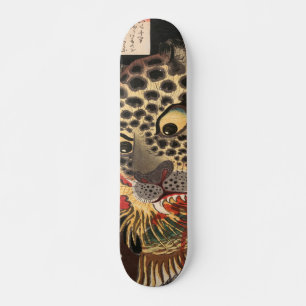 Der Tiger von Ryokoku japanische Kunst Skateboard
