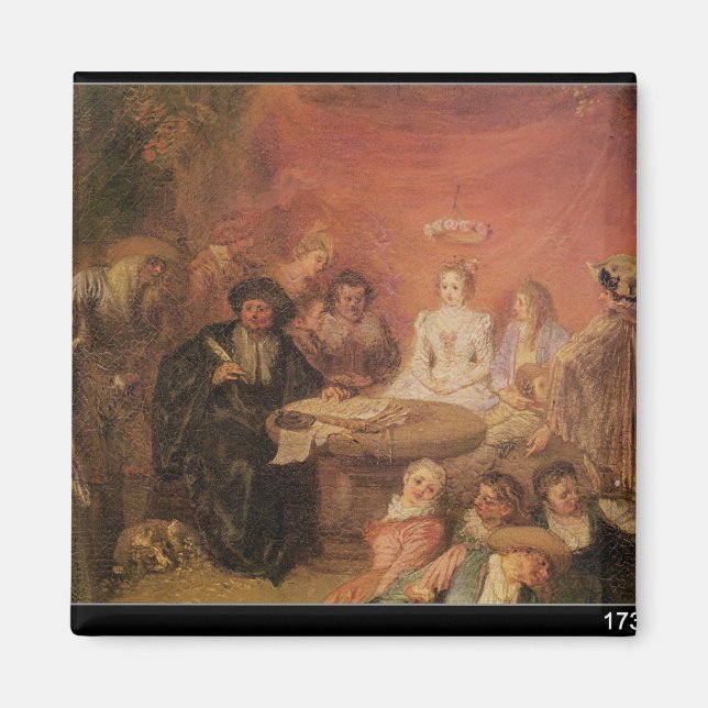 Der Tisch der Braut und des Grooms Magnet (Vorne)