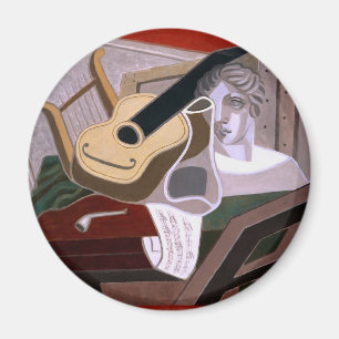 Der Tisch des Musikers von Juan Gris Magnet