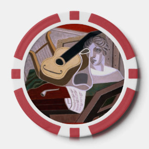 Der Tisch des Musikers von Juan Gris Pokerchips