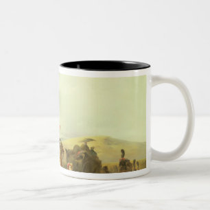 Der Toast Zweifarbige Tasse