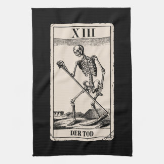 Der Tod / Death Tarot Card Geschirrtuch
