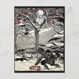 Der Tod im Baum Postcard Postkarte