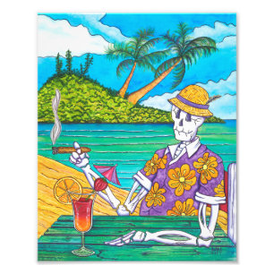 Der Tod in der Paradieskunst Print Fotodruck