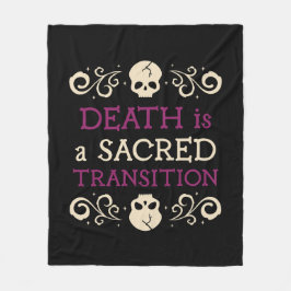 Der Tod ist eine heilige Transition-Krankenschwest Fleecedecke