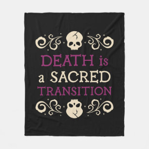 Der Tod ist eine heilige Transition-Krankenschwest Fleecedecke