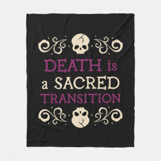 Der Tod ist eine heilige Transition-Krankenschwest Fleecedecke