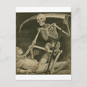 Der Tod kommt! Postkarte