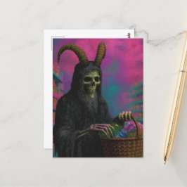Der Tod macht sein Geschäft Postkarte
