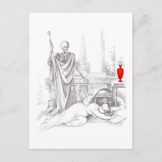 Der Tod und das Mädchen Postkarte