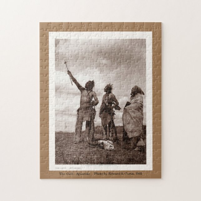 Der Tod von Edward Curtis - Puzzle (Vertikal)