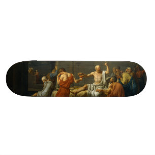 Der Tod von SOCRATES durch Jacques-Louis David Skateboard