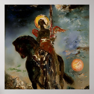 „Der Todesengel“ von Gustave Moreau Poster