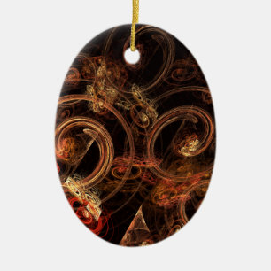 Der Ton der Abstrakten Musik Keramikornament