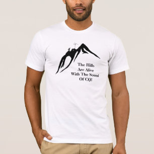 Der Ton des Cq-Schinken-Radio-GebirgsT - Shirt