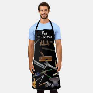 DER TOOL-MANN - NAME HINZUFÜGEN SCHÜRZE