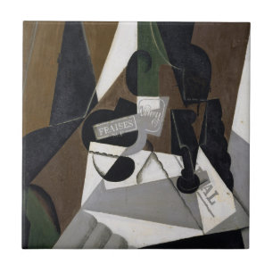 Der Topf von Erdbeermarmelade, 1917 (Öl auf Fliese