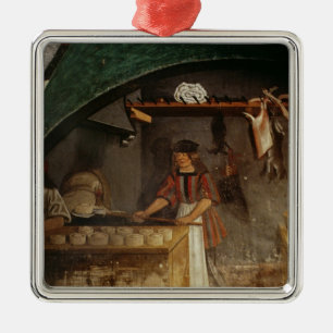 Der Torten-Hersteller Silbernes Ornament