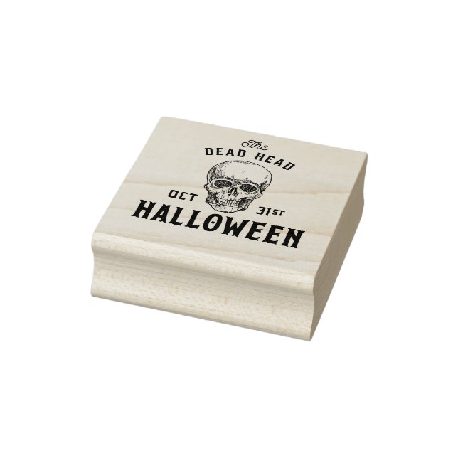 Der tote Kopf Gummistempel (Stempel)