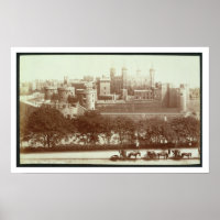 Der Tower of London (sepia Foto)