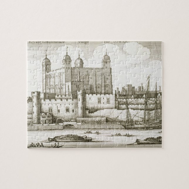 Der Tower von London, 1647 (Stich) (Horizontal)