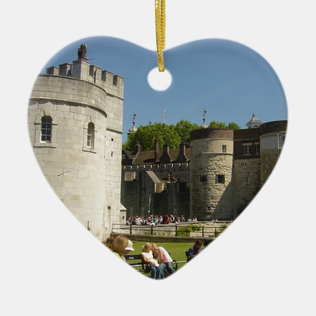 Der Tower von London Keramik Ornament (Vorne)