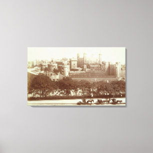 Der Tower von London (Sepia-Foto) Leinwanddruck