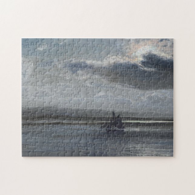 Der Traeth Mawr, Mondschein (Horizontal)