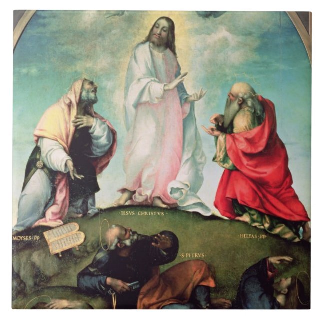 Der Transfiguration von Christus, c.1510-12 (Öl Fliese (Vorderseite)