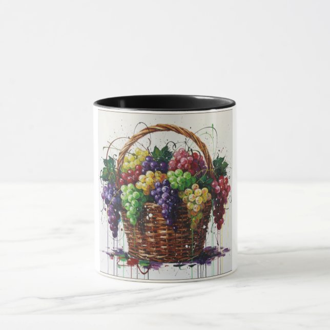 Der Traubenkorb Tasse (Zentrum)